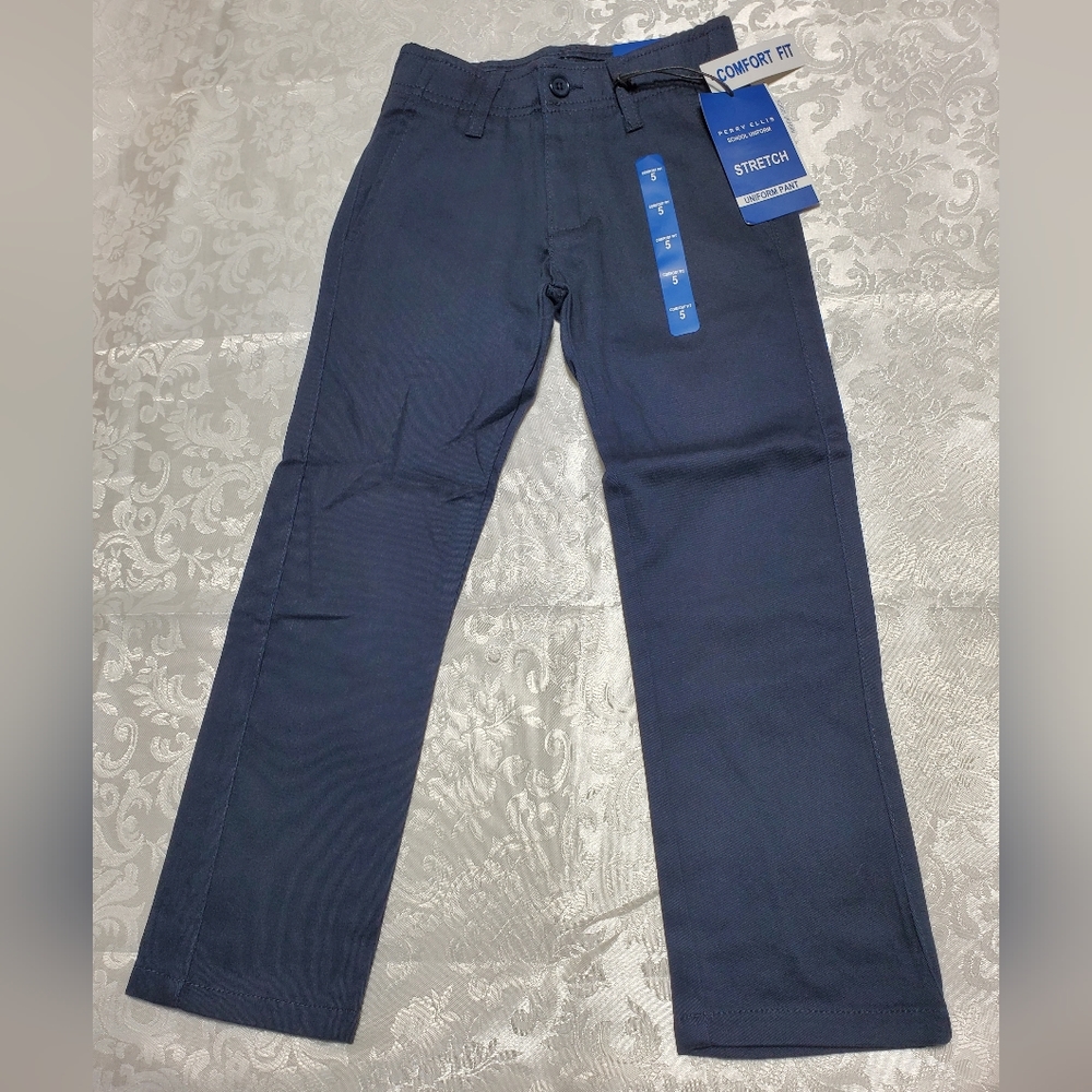NWT Perry Ellis boys school uniform Navy pants